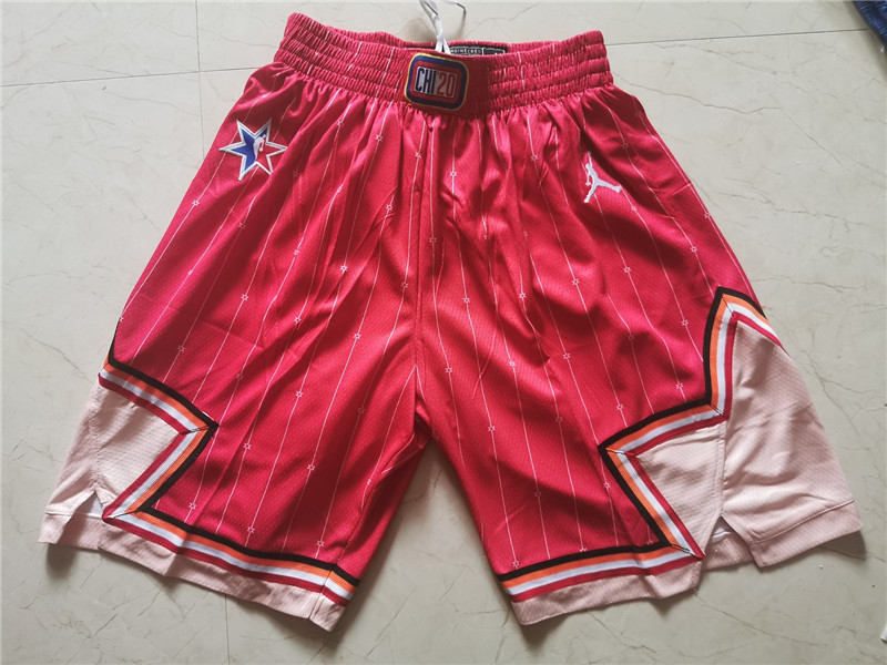 Bulls 2020 NBA All Star Red Jordan Brand Swingman Shorts