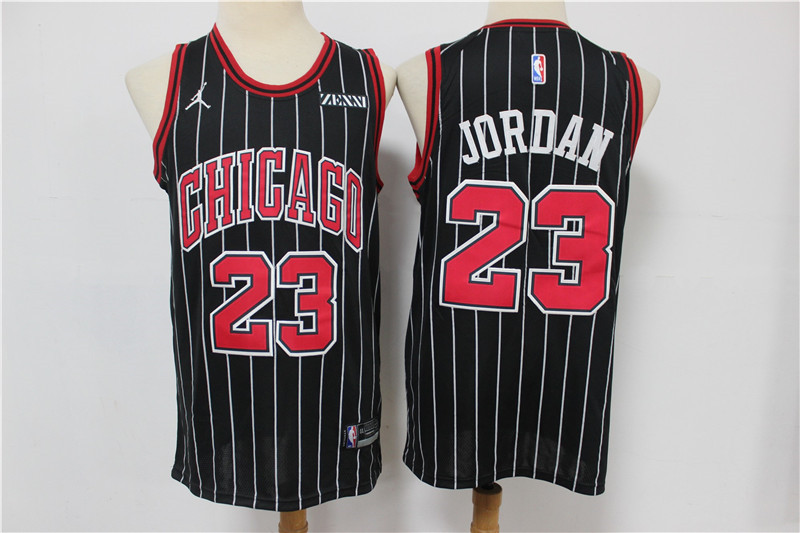 Bulls 23 Michael Jordan Black 2020 Swingman Jersey