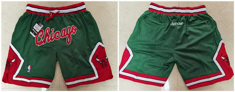 Bulls Green Just Don With Pocket Swingman Shorts