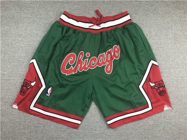 Bulls Green Pockets Swingman Shorts