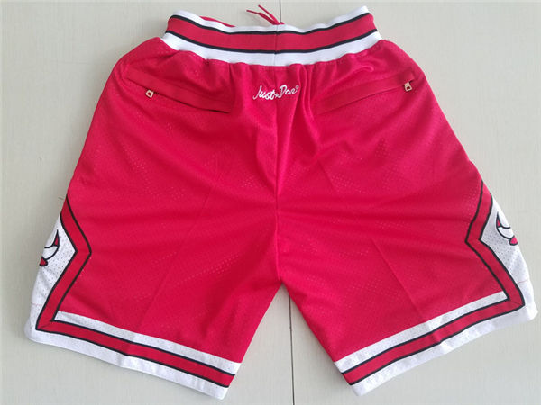 Bulls Red 1997 98 All Stitched Short