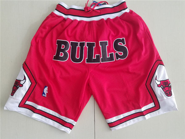 Bulls Red 1997 98 All Stitched Shorts