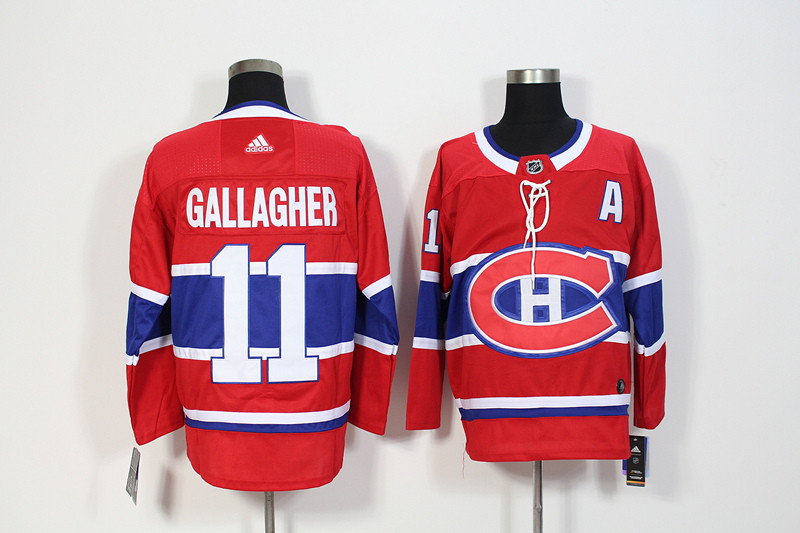 Canadiens 11 Brendan Gallagher Red  Jersey
