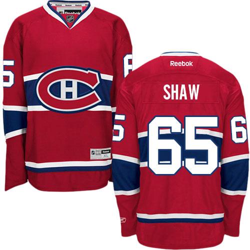 Canadiens 65 Andrew Shaw Red Home Stitched NHL Jersey