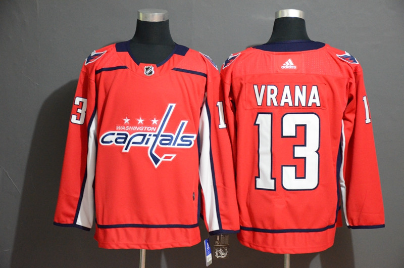 Capitals 13 Jakub Vrana Red Adidas Jersey