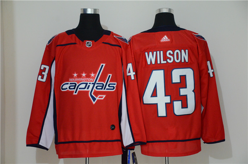 Capitals 43 Tom Wilson Red Adidas Jersey