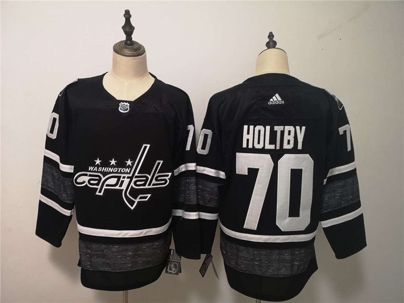 Capitals 70 Braden Holtby Black 2019 NHL All Star Game Adidas Jersey