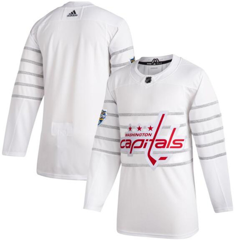 Capitals Blank White 2020 NHL All Star Game Adidas Jersey