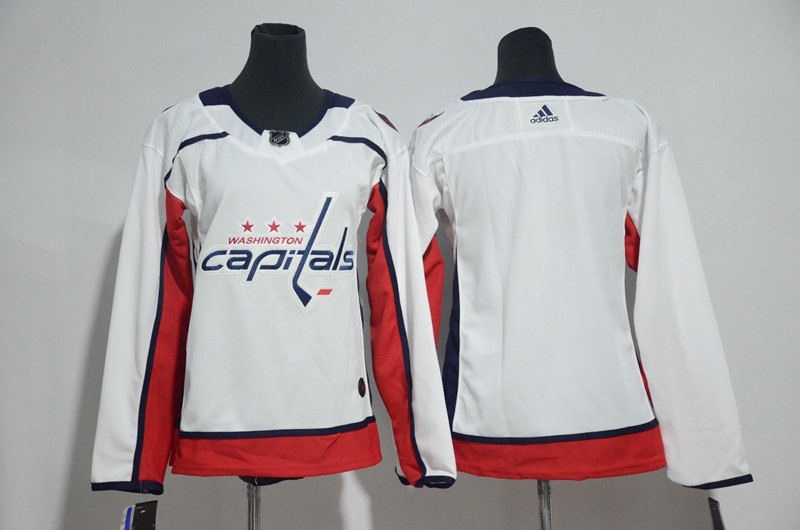 Capitals Blank White Youth  Jersey