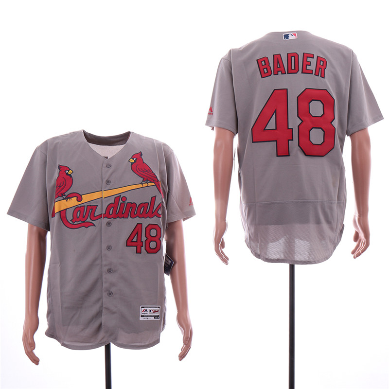 Cardinals 48 Harrison Bader Gray Flexbase Jersey