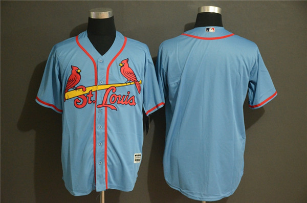 Cardinals Blank Light Blue Cool Base Jersey