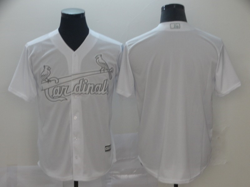 Cardinals Blank White 2019 Players' Weekend Player Jersey