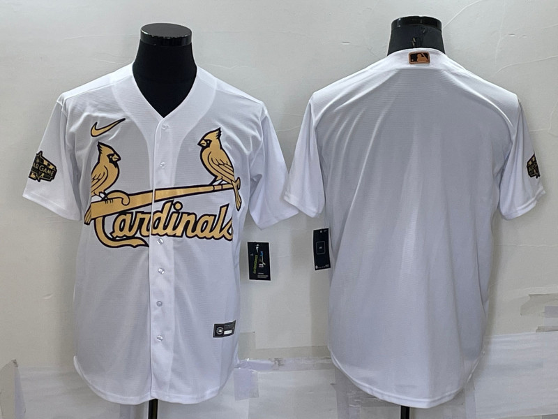 Cardinals Blank White Nike 2022 MLB All Star Cool Base Jersey