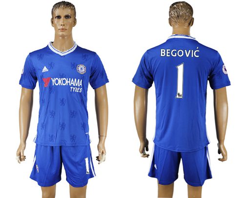 Chelsea 1 Begovic Home Soccer Club Jersey
