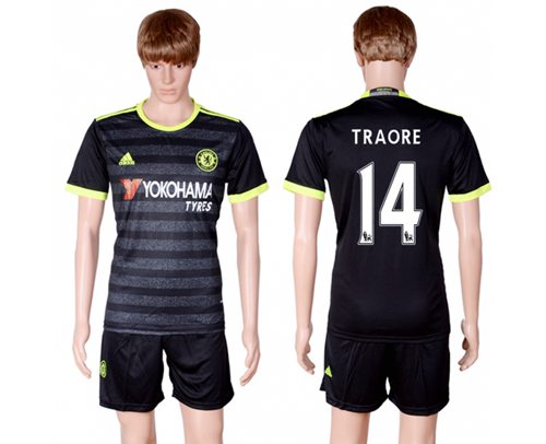 Chelsea 14 Traore Away Soccer Club Jersey