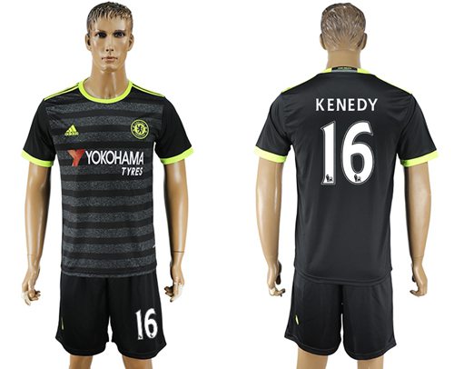 Chelsea 16 Kenedy Away Soccer Club Jersey