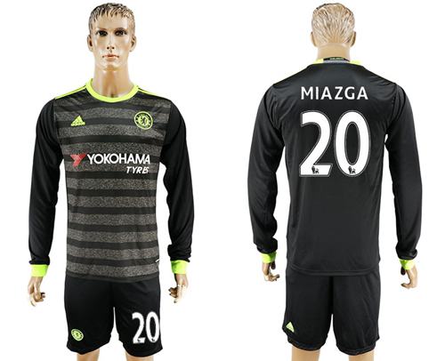 Chelsea 20 Miazga Sec Away Long Sleeves Soccer Club Jersey