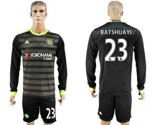 Chelsea 23 Batshuayi Sec Away Long Sleeves Soccer Club Jersey