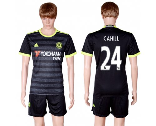Chelsea 24 Cahill Away Soccer Club Jersey