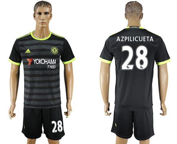 Chelsea 28 Azpilicueta Away Soccer Club Jersey