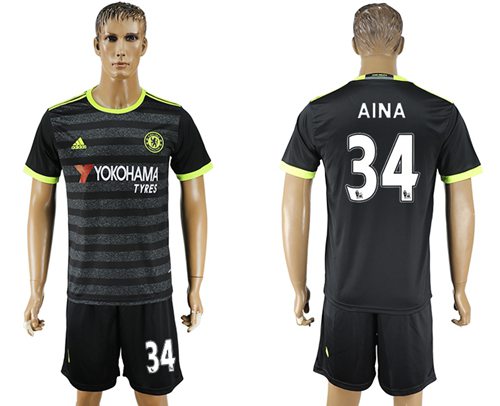 Chelsea 34 Aina Away Soccer Club Jersey