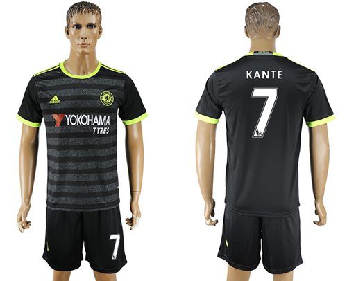 Chelsea 7 Kante Away Soccer Club Jersey