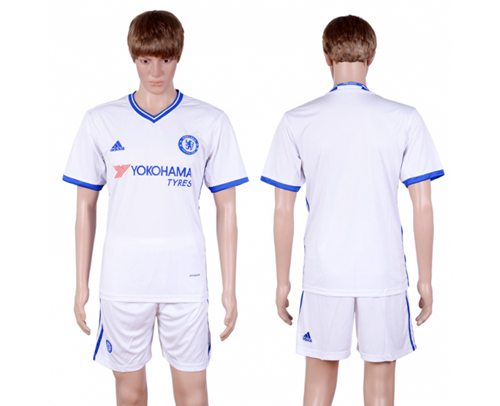 Chelsea Blank White Soccer Club Jersey