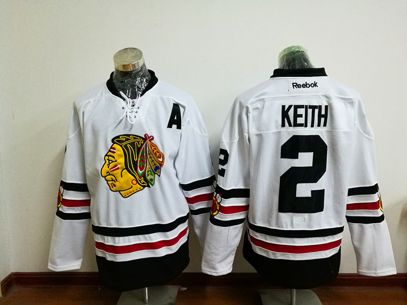 Chicago Blackhawks 2 Duncan Keith 2017 Winter Classic White Stitched NHL Jersey