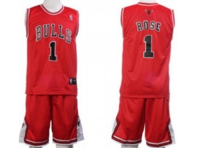 Chicago Bulls #1 Rose Red Suit