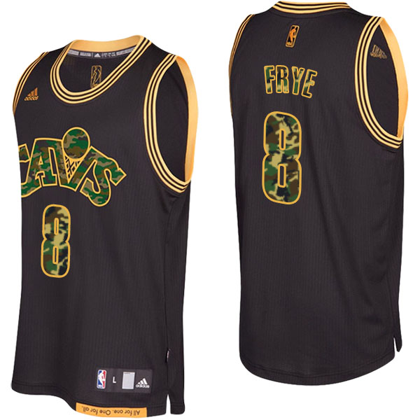 Cleveland Cavaliers Channing Frye Camo Fashion Swingman Black Jersey