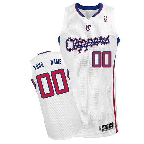Clippers Personalized Authentic White NBA Jersey
