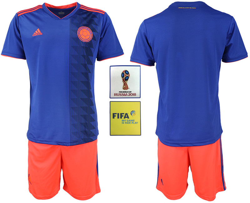 Colombia Away 2018 FIFA World Cup Soccer Jersey