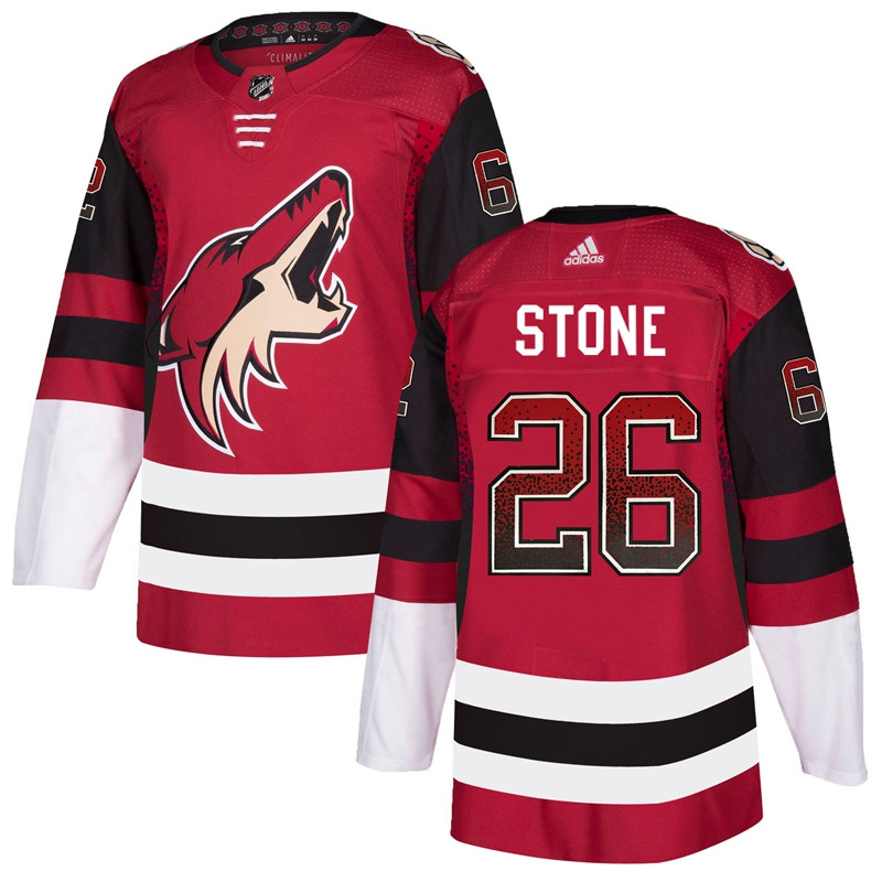 Coyotes 26 Michael Stone Red Drift Fashion  Jersey