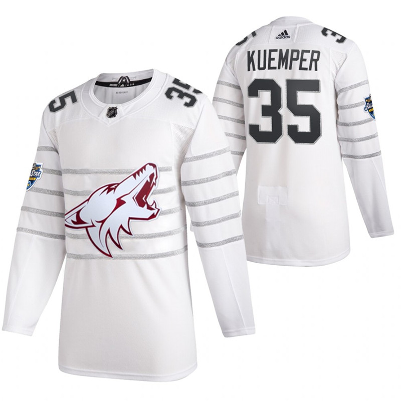Coyotes 35 Darcy Kuemper White 2020 NHL All Star Game Adidas Jersey