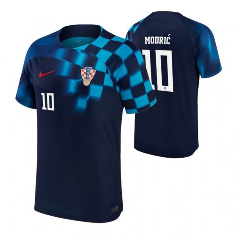 Croatia 10 MODRIC Away 2022 FIFA World Cup Thailand Soccer Jersey