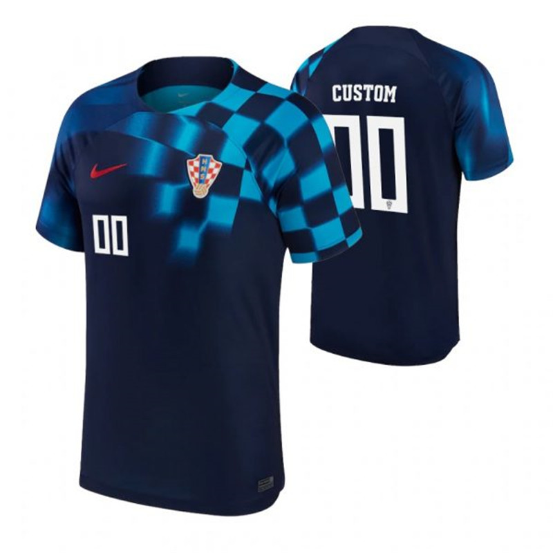 Croatia Customized Away 2022 FIFA World Cup Thailand Soccer Jersey