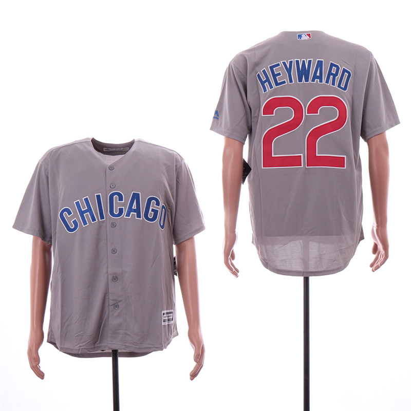 Cubs 22 Jason Heyward Gray Cool Base Jersey