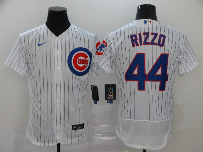 Cubs 44 Anthony Rizzo White 2020 Nike Flexbase Jersey