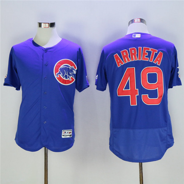 Cubs 49 Jake Arrieta Royal Flexbase Jersey