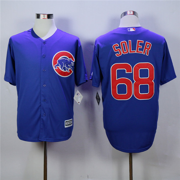 Cubs 68 Jorge Soler Royal Cool Base Jersey