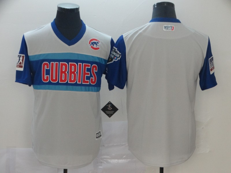 Cubs Blank Gray 2019 MLB Little League Classic Team Jersey