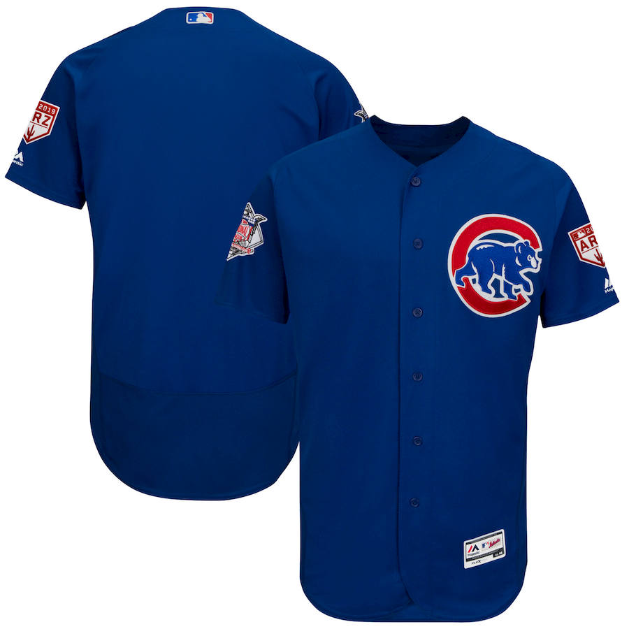 Cubs Royal 2019 Spring Training Flexbase Jersey