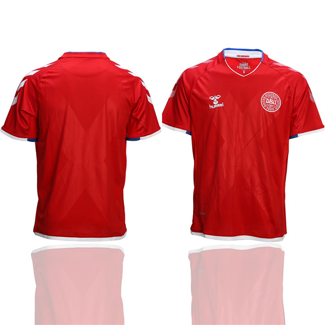 Denmark Home 2018 FIFA World Cup Thailand Soccer Jersey