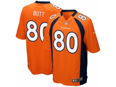 Denver Broncos 80 Jake Butt  Orange 2017 Draft Pick Game Jersey