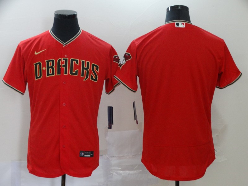 Diamondbacks Blank Red Nike 2020 Flexbase Jersey