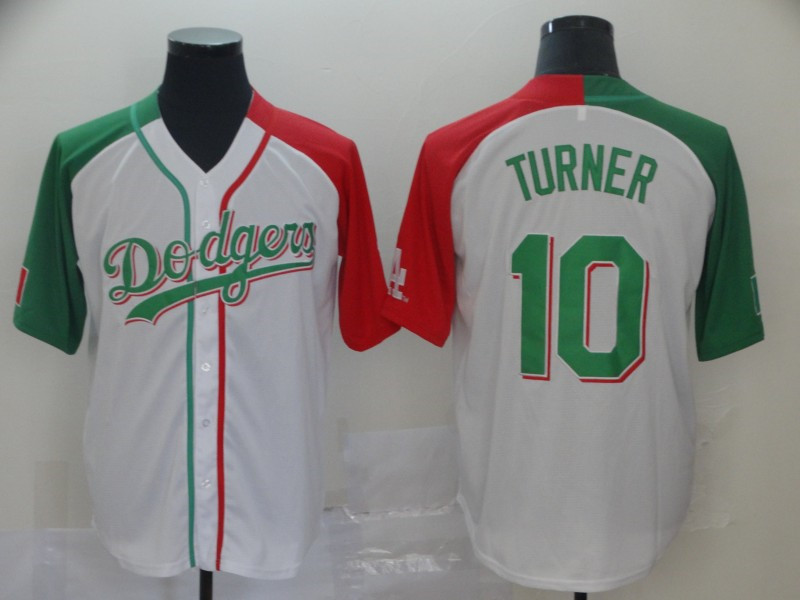 Dodgers 10 Justin Turner White Mexican Heritage Culture Night Jersey Mexico