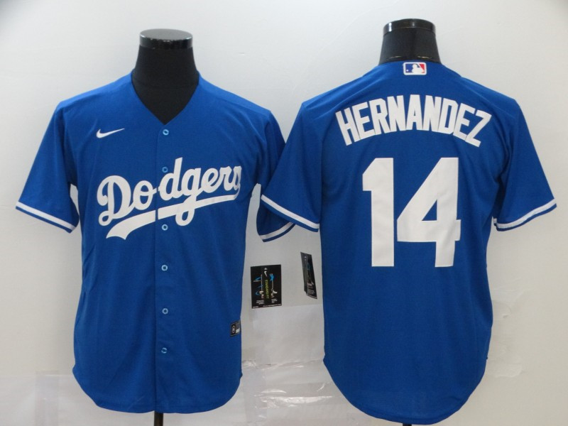 Dodgers 14 Enrique Hernandez Royal 2020 Nike Cool Base Jersey