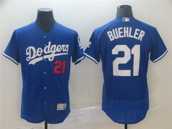 Dodgers 21 Walker Buehler Royal Flexbase Jersey