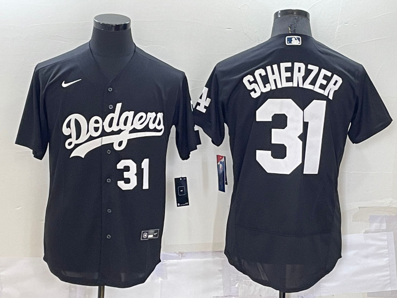 Dodgers 31 Tyler Anderson Black Nike Turn Back The Clock FlexBase Jersey