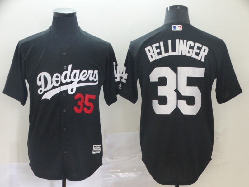 Dodgers 35 Cody Bellinger Black Turn Back The Clock Cool Base Jersey